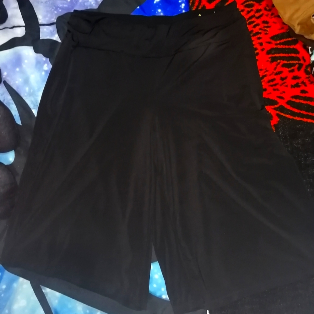 Silky dressy capris